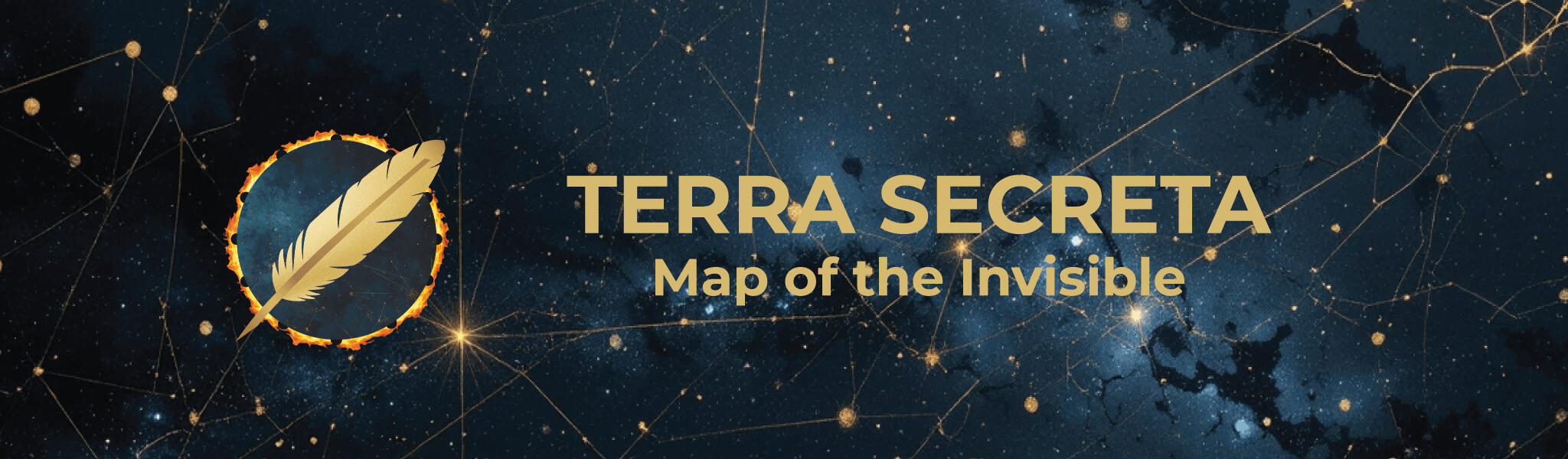 TERRA SECRETA TERRA SECRETA Logo map of the invisible